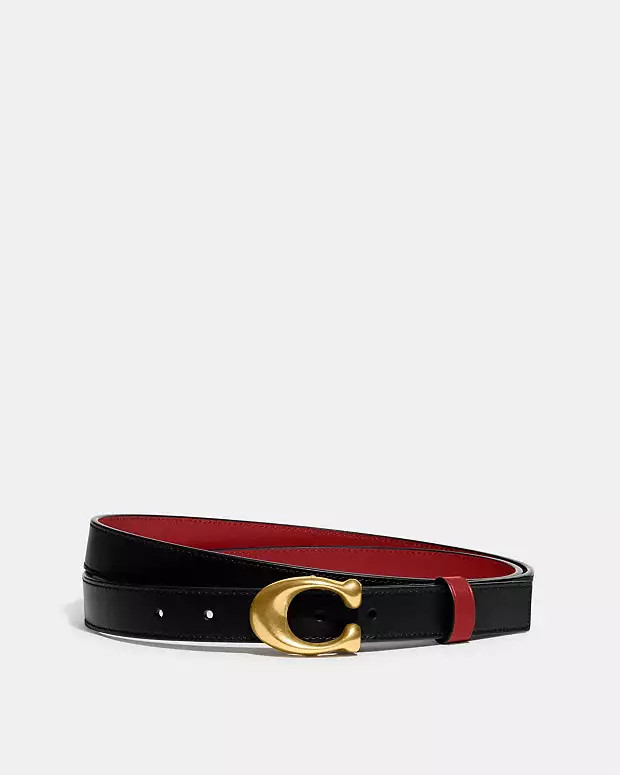 Sculpted C Buckle Cut To Size Reversible Belt, 25 Mm | Coach (US)