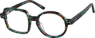 Zenni Round Glasses Pattern Plastic Full Rim Frame | Zenni Optical (US & CA)
