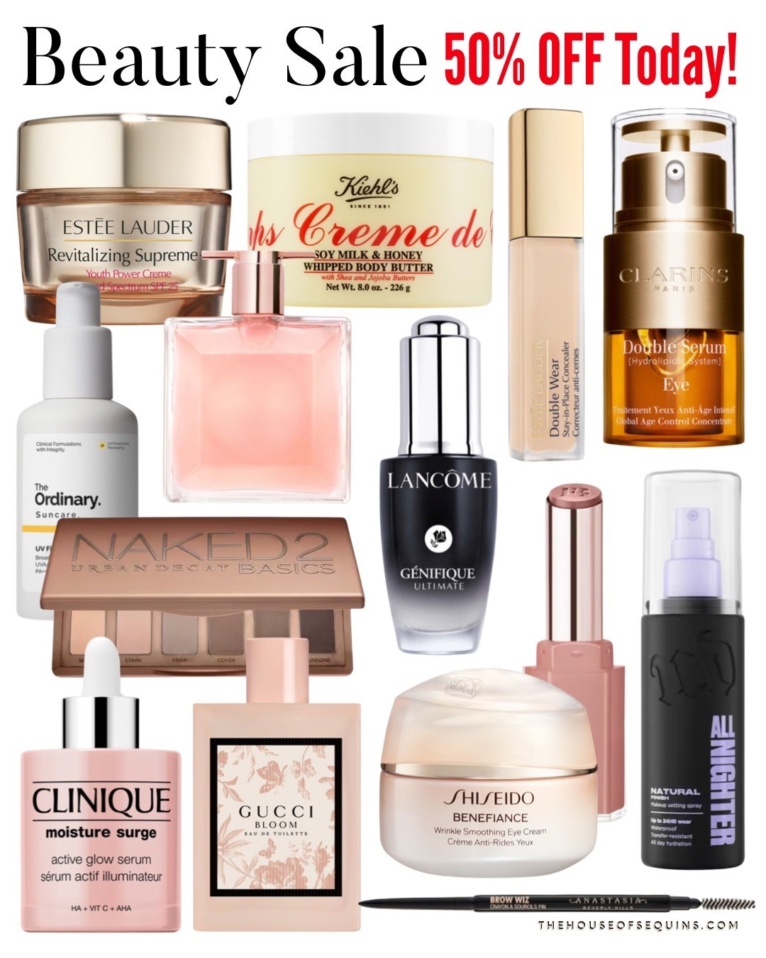 Shop Ulta’s 50% OFF select beauty TODAY ONLY! 