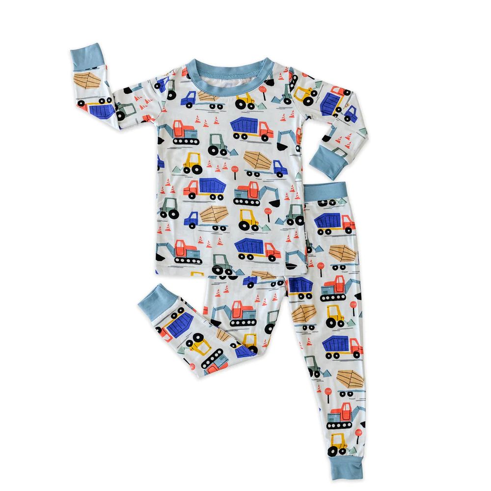 Construction Two-Piece Pajama Set | Little Sleepies