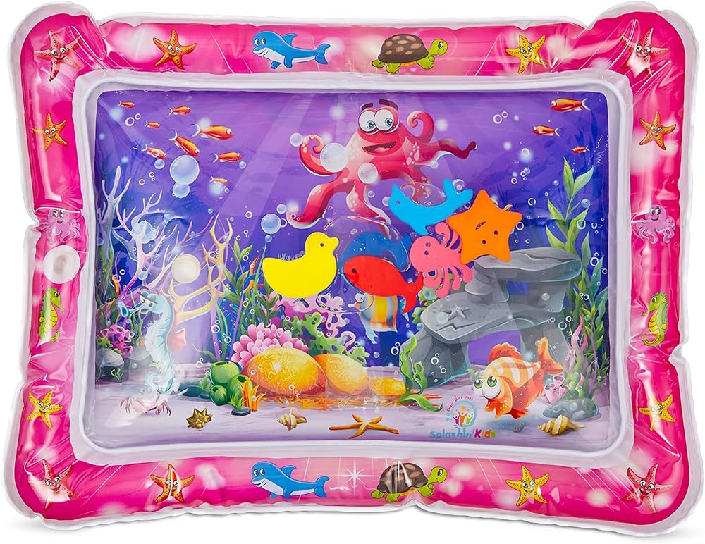 Tummy time Water mat Blue/Pink (Pink) | Amazon (US)