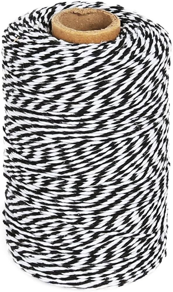 Tenn Well Black and White Twine, 200M Cotton Bakers Twine Perfect for Baking, Butchers, Crafts, G... | Amazon (US)