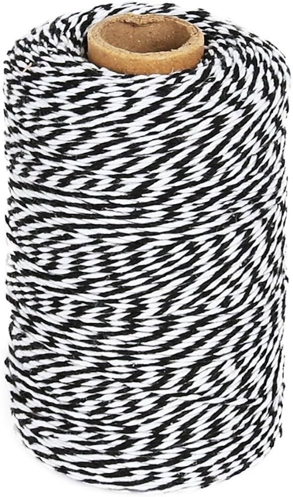 Tenn Well Black and White Twine, 200M Cotton Bakers Twine Perfect for Baking, Butchers, Crafts, G... | Amazon (US)