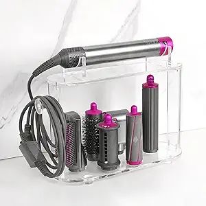 Affogato Storage Holder Compatible with Dyson Airwrap Styler Accessories, Acrylic 6 Holes Counter... | Amazon (US)