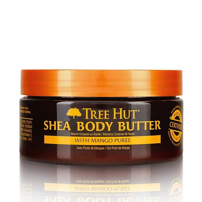 Tree Hut 24 Hour Intense Hydrating Shea Body Butter Tropical Mango, 7oz, Hydrating Moisturizer wi... | Amazon (US)