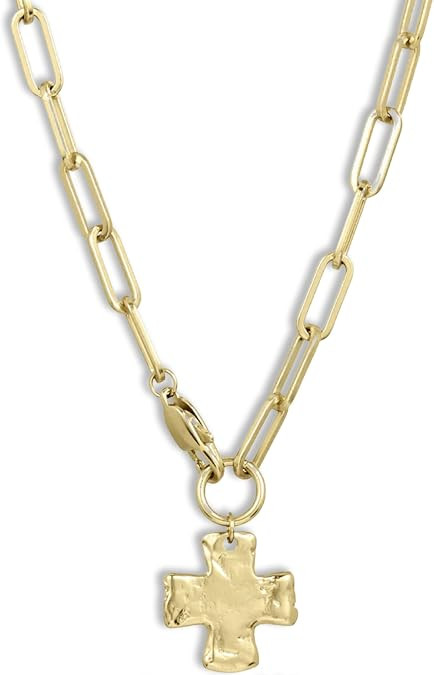 James Michelle The Original Chunky Cross Chain Necklace for Women – Premium Waterproof, Tarnish... | Amazon (US)