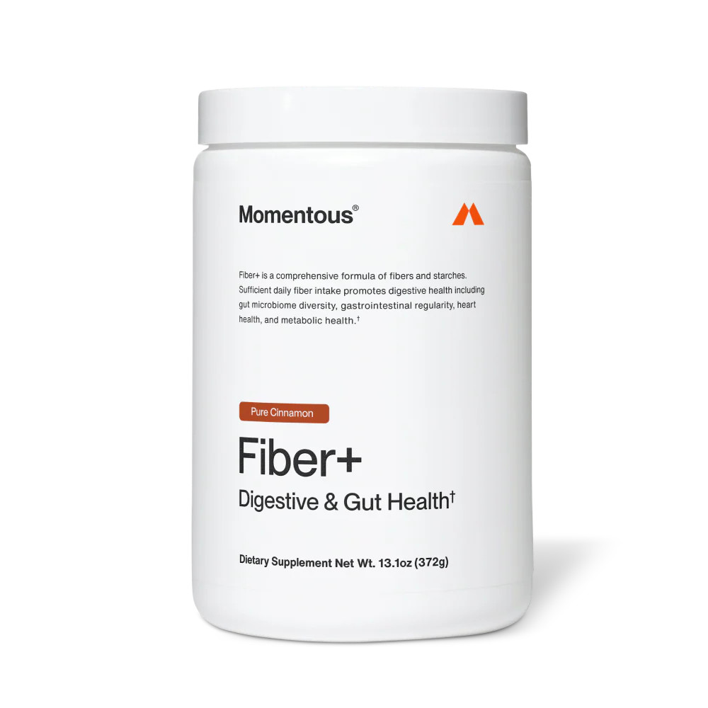 Fiber+ | 3-in-1 Prebiotic Fiber Powder for Gut & Performance | Momentous