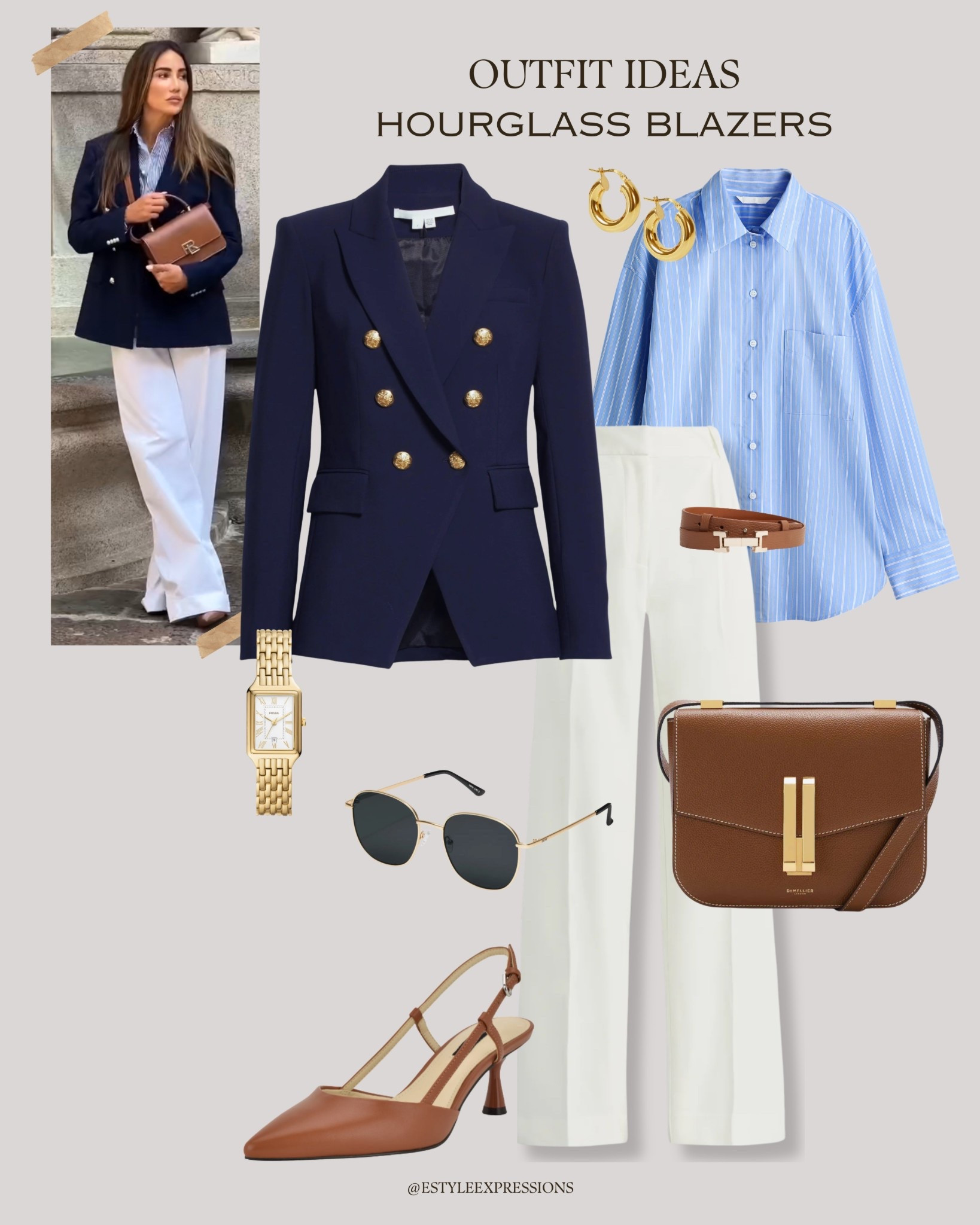 Simple Outfit Ideas featuring classic & chic Hourglass Blazers!✨ These blazers cinch the waist, creating a beautiful, feminine silhouette-making them perfect to pair with timeless classics!🤎 Think crisp shirts, tailored trousers,
structured vests, or sleek denim for that polished yet effortless look!🌸💫

#LTKSpringSale #LTKootd #LTKWorkwear

#LTKSpringSale #LTKWorkwear #LTKootd