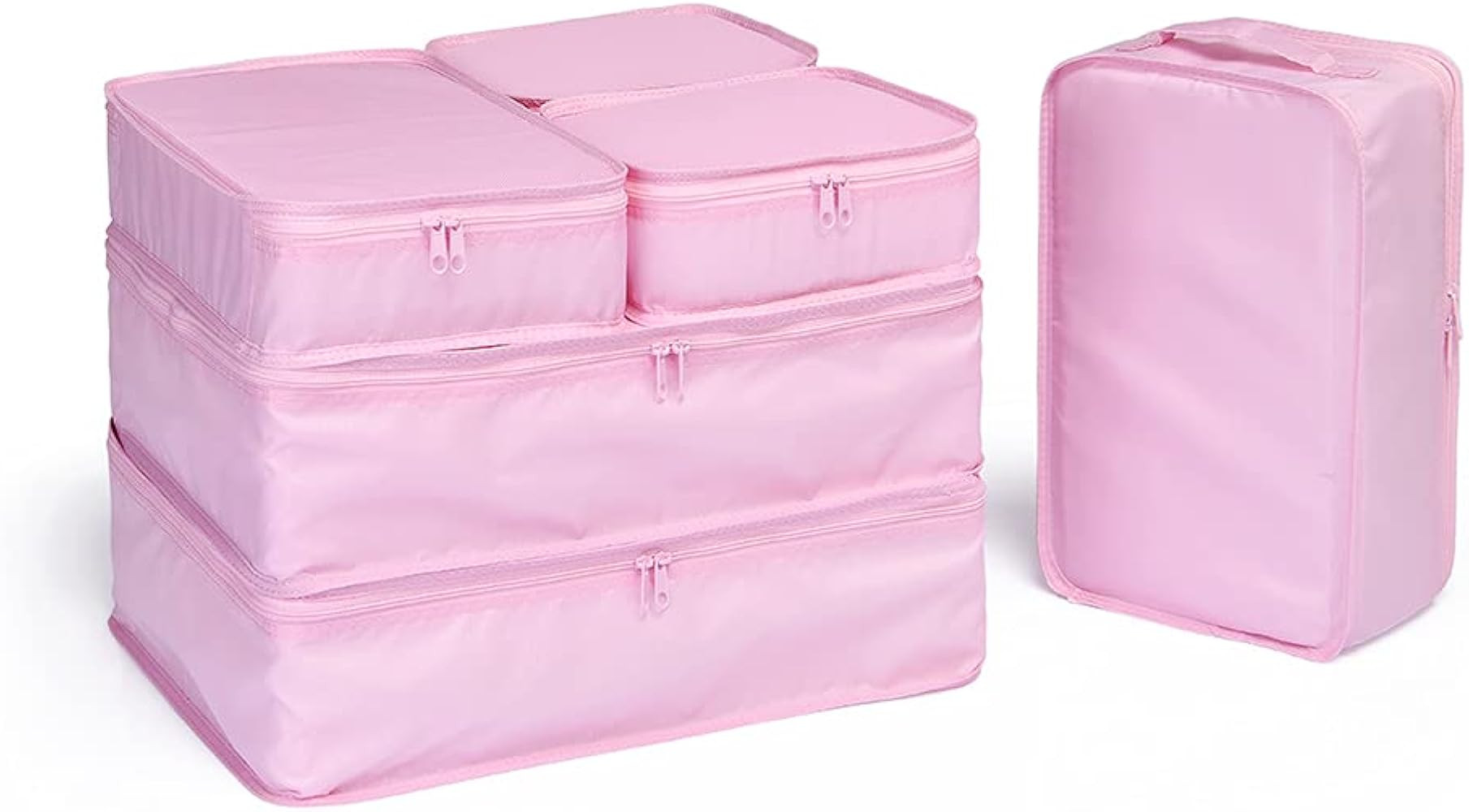 JJ POWER Travel Packing Cubes, Luggage Organizers with Shoe Bag | Amazon (US)