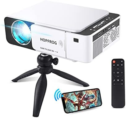 1080P Projector with WiFi Tripod Mount Bundle, Portable Phone Projecter, Proyector Portatil for H... | Amazon (US)