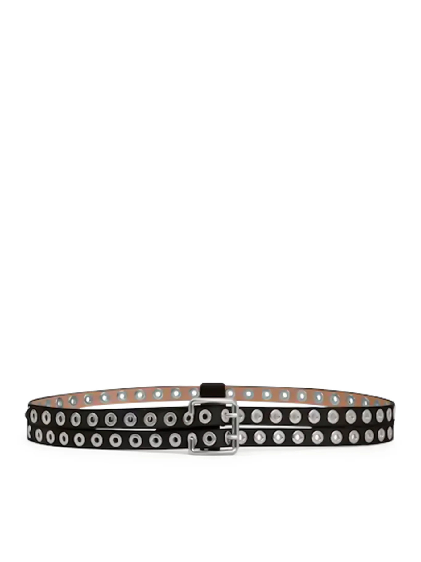 DOUBLE BIKER BELT IN NUBUCK - Alaia - Woman | Suitnegozi INT