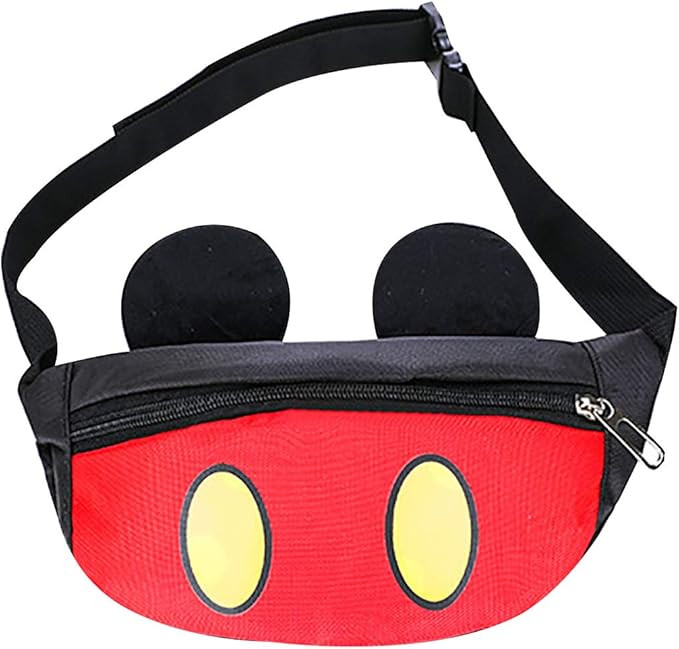 Cute Kids Fanny Pack for Little Kids Toddler Waist Bag Children's Mouse Canvas Baby Fanny Pack | Amazon (US)