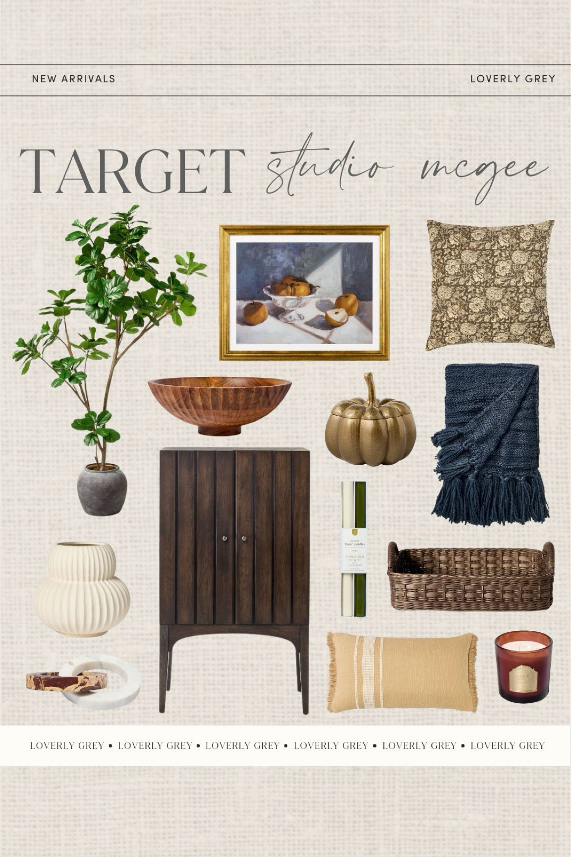 Studio McGee new arrivals. This faux tree and dark wood cabinet are perfect for an entryway refresh. Loverly Grey, Target finds, home decor

#LTKHome #LTKSeasonal #LTKStyleTip