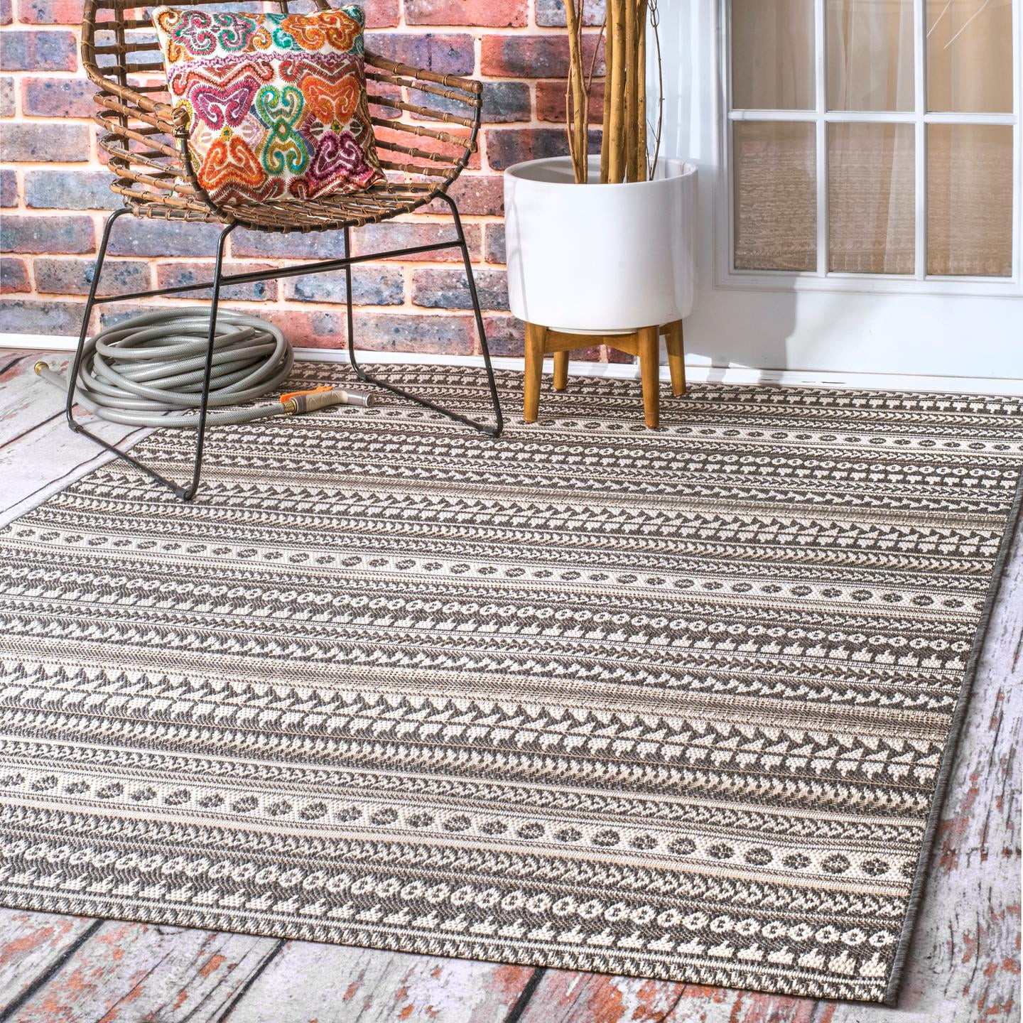 nuLOOM Teofila Outdoor Rug Area Rug | Walmart (US)
