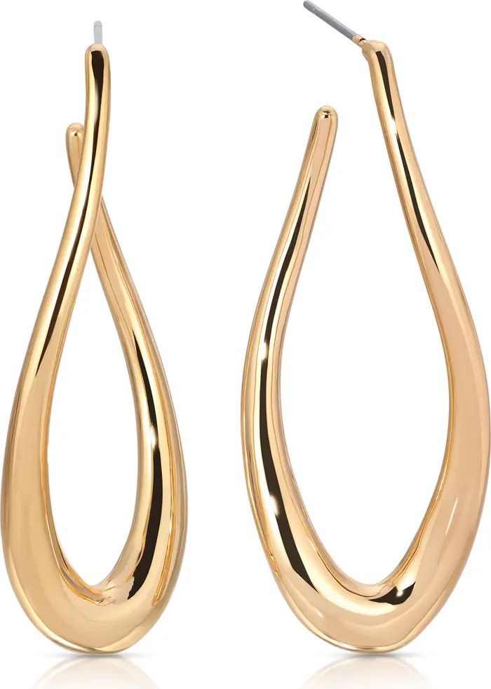 Curvacious Oval Hoop Earrings | Nordstrom