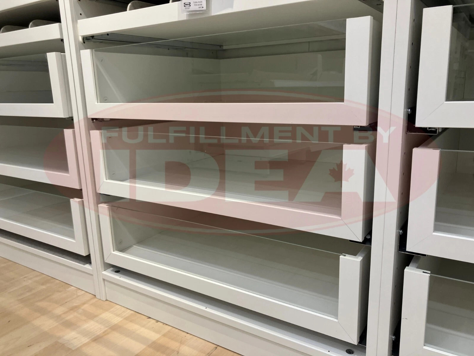 Brand NEW IKEA KOMPLEMENT White Drawer With Glass Front 29 1/2x22 7/8 " | eBay US