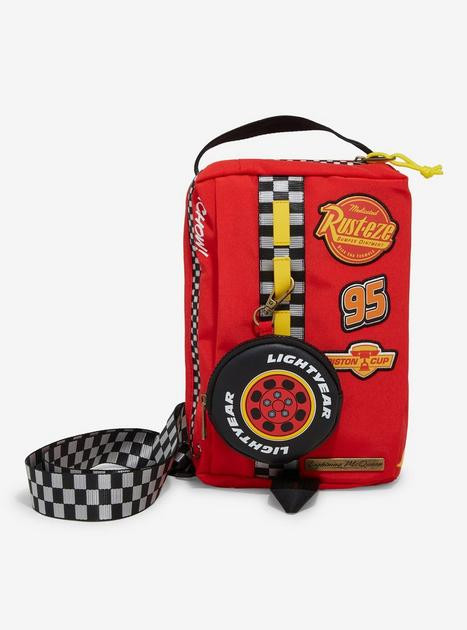 Disney Pixar Cars Lightning McQueen Patches Crossbody Bag with Coin Purse - BoxLunch Exclusive | ... | BoxLunch