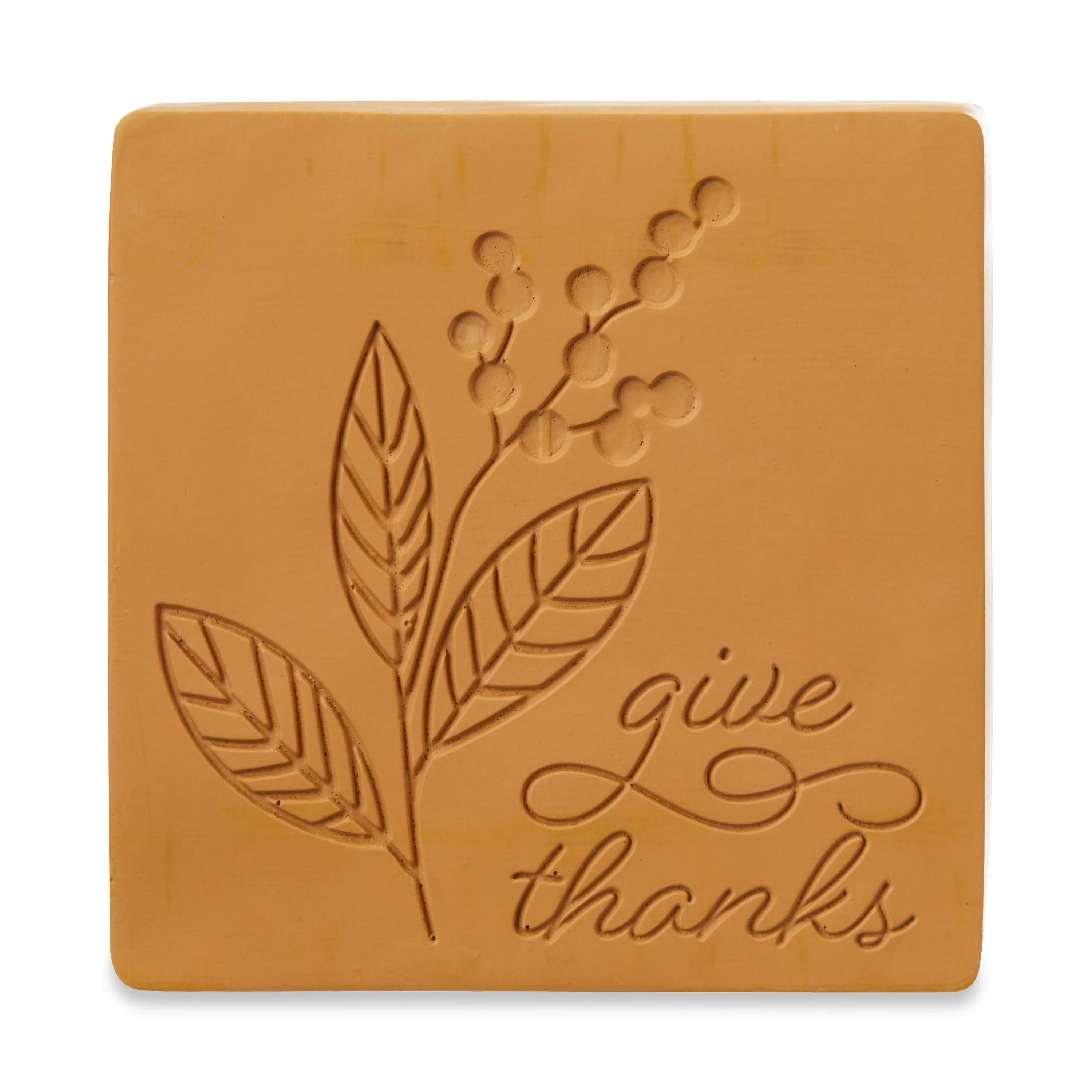Fall Harvest Tabletop Sign Decoration, Give Thanks, 5 inch tall, Adult, by Way to Celebrate | Walmart (US)