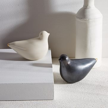Honeycomb Studio Porcelain Turtle Doves | West Elm (US)