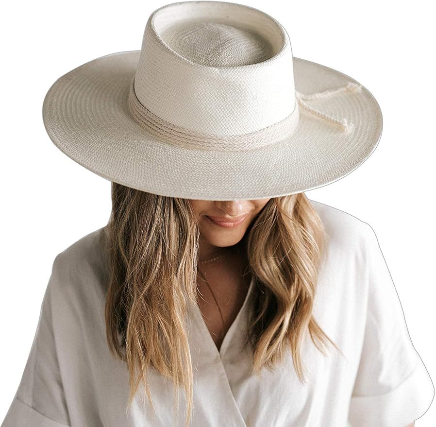 BRE Black - Stiff Straw Pork Pie Hat | Amazon (US)