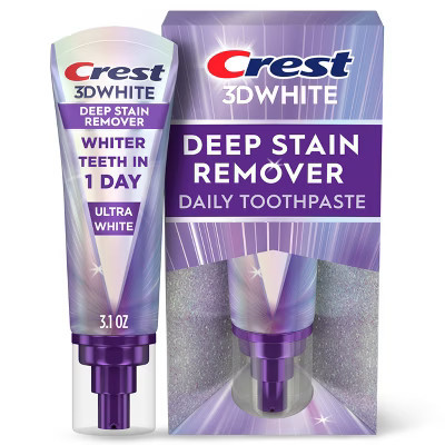 Crest 3D White Deep Stain Remover Daily Toothpaste - Ultra White - 3.1oz | Target