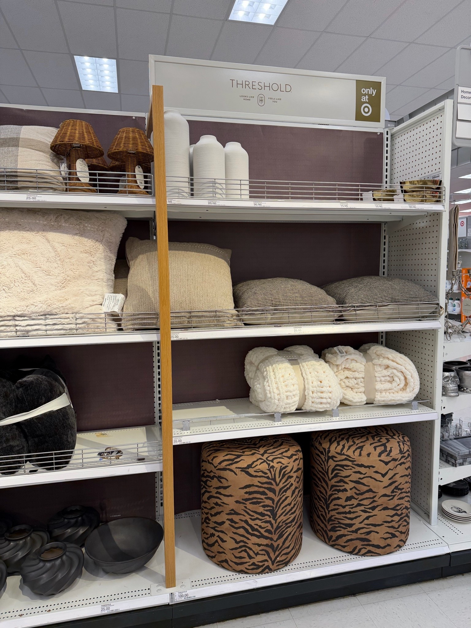 these tiger print ottomans look so designer and high end!!!!! if I had somewhere to put them, I would order them in a heartbeat. 

linking some other home decor I came home with!

#LTKHome #LTKSeasonal #LTKdayinmylife