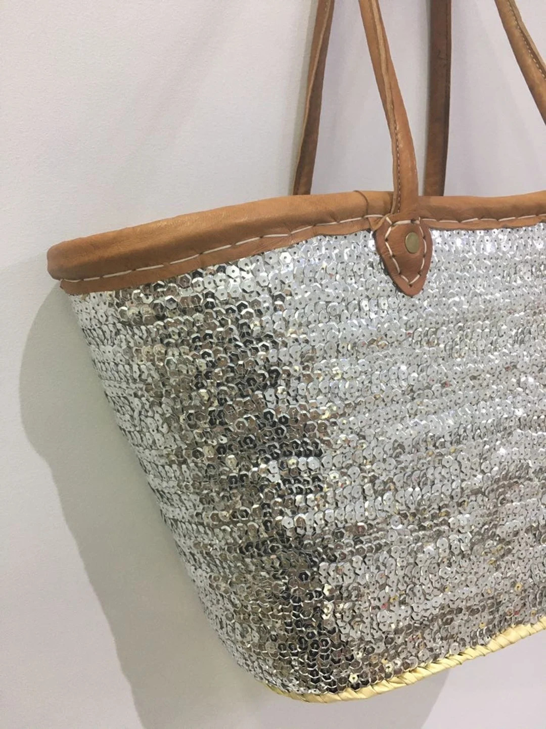 Panier En Osier Paillettes 100% Fait Main - Etsy | Etsy (US)