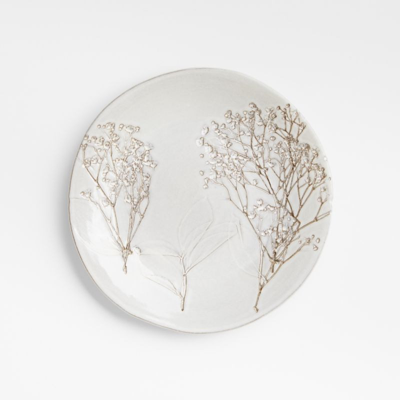 Pressed Floral Salad Plate + Reviews | Crate & Barrel | Crate & Barrel
