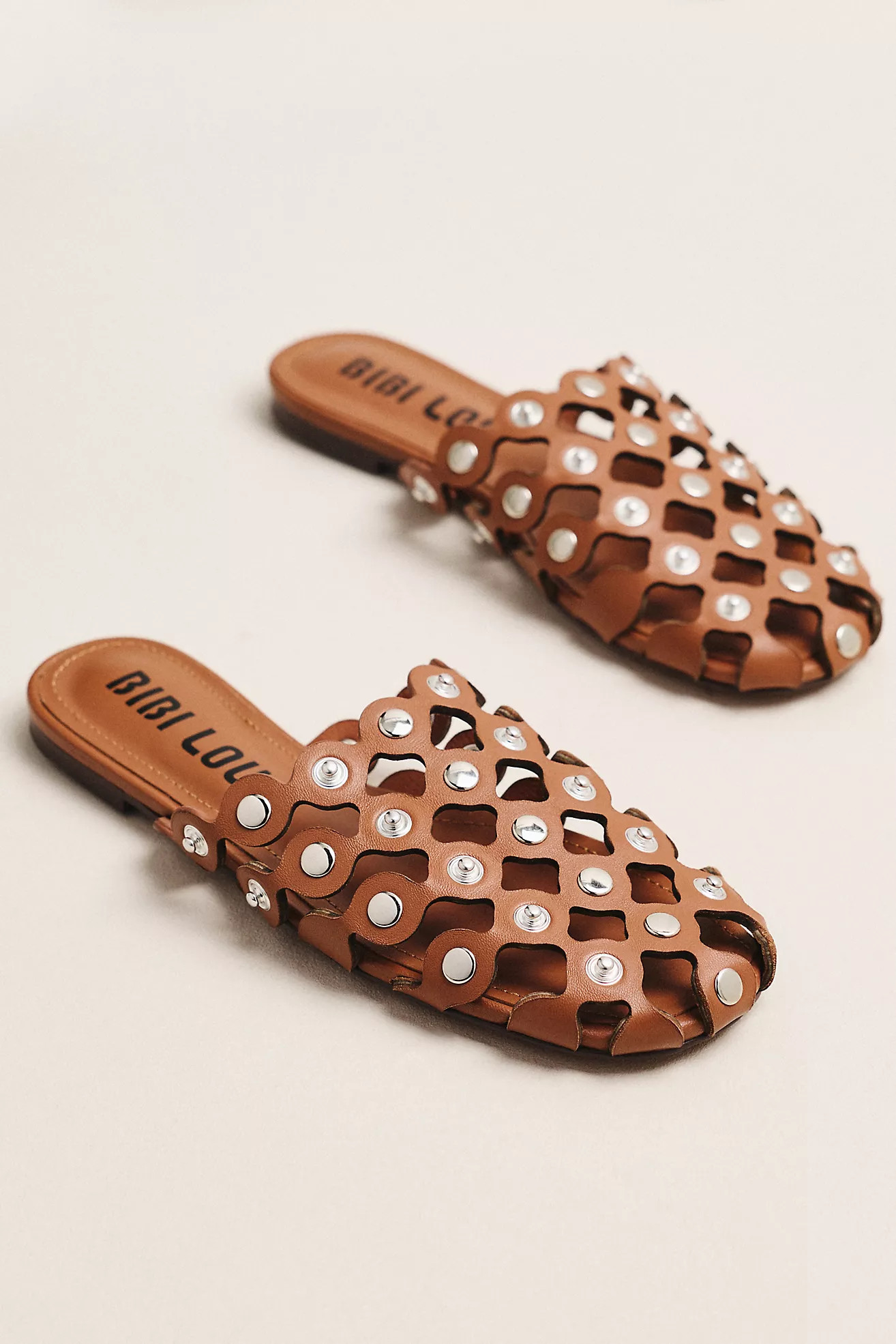 Bibi Lou Grommet Studded Mules | Anthropologie (US)