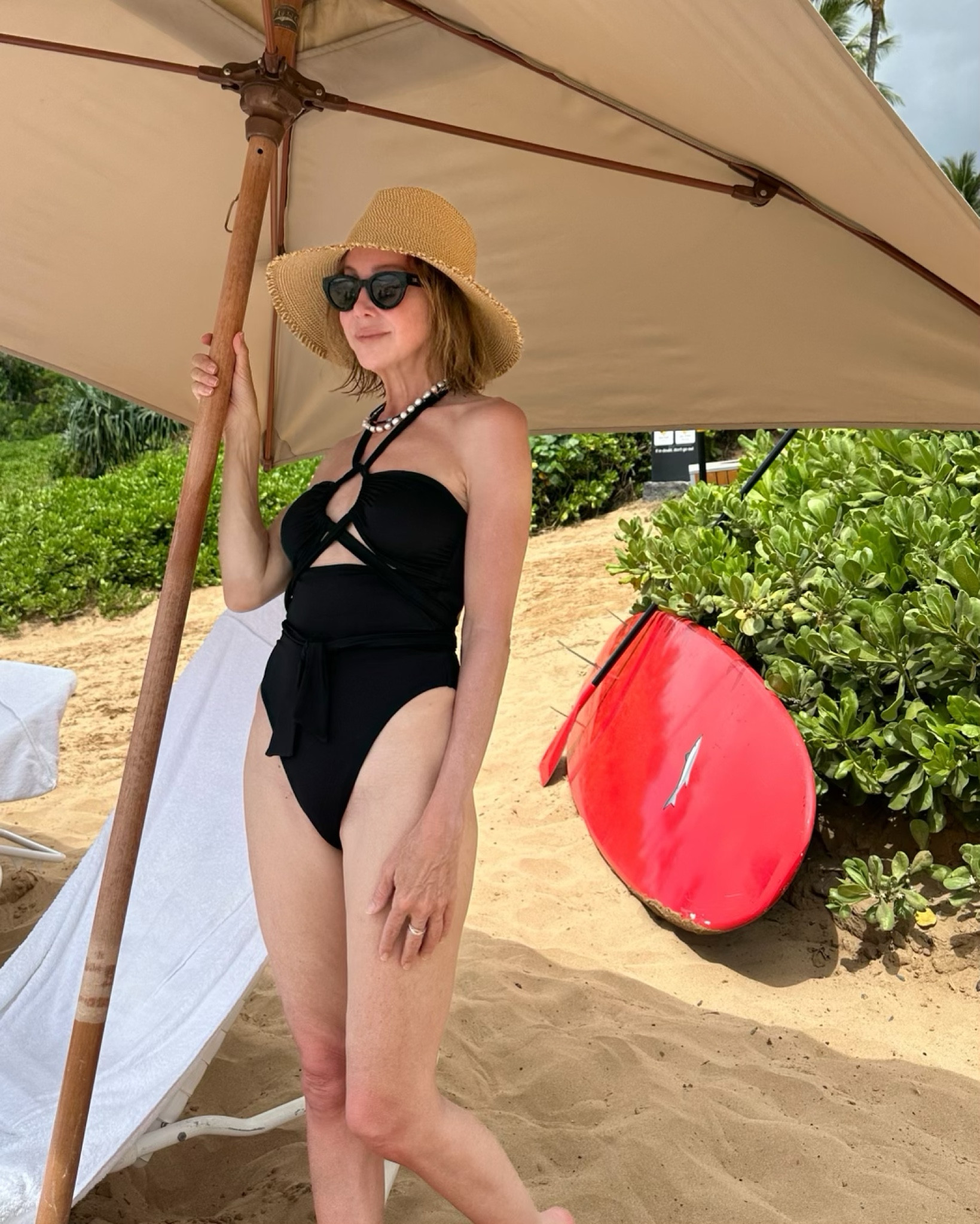 Everyone needs a black one piece in their wardrobe. This one piece takes it up a notch!

#LTKstyletip #LTKswim #LTKSeasonal