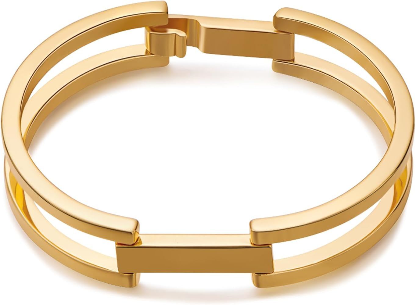 Gold Bangles Bracelets for Women - Chunky Bracelet Jewelry Gifts for Women | Amazon (US)
