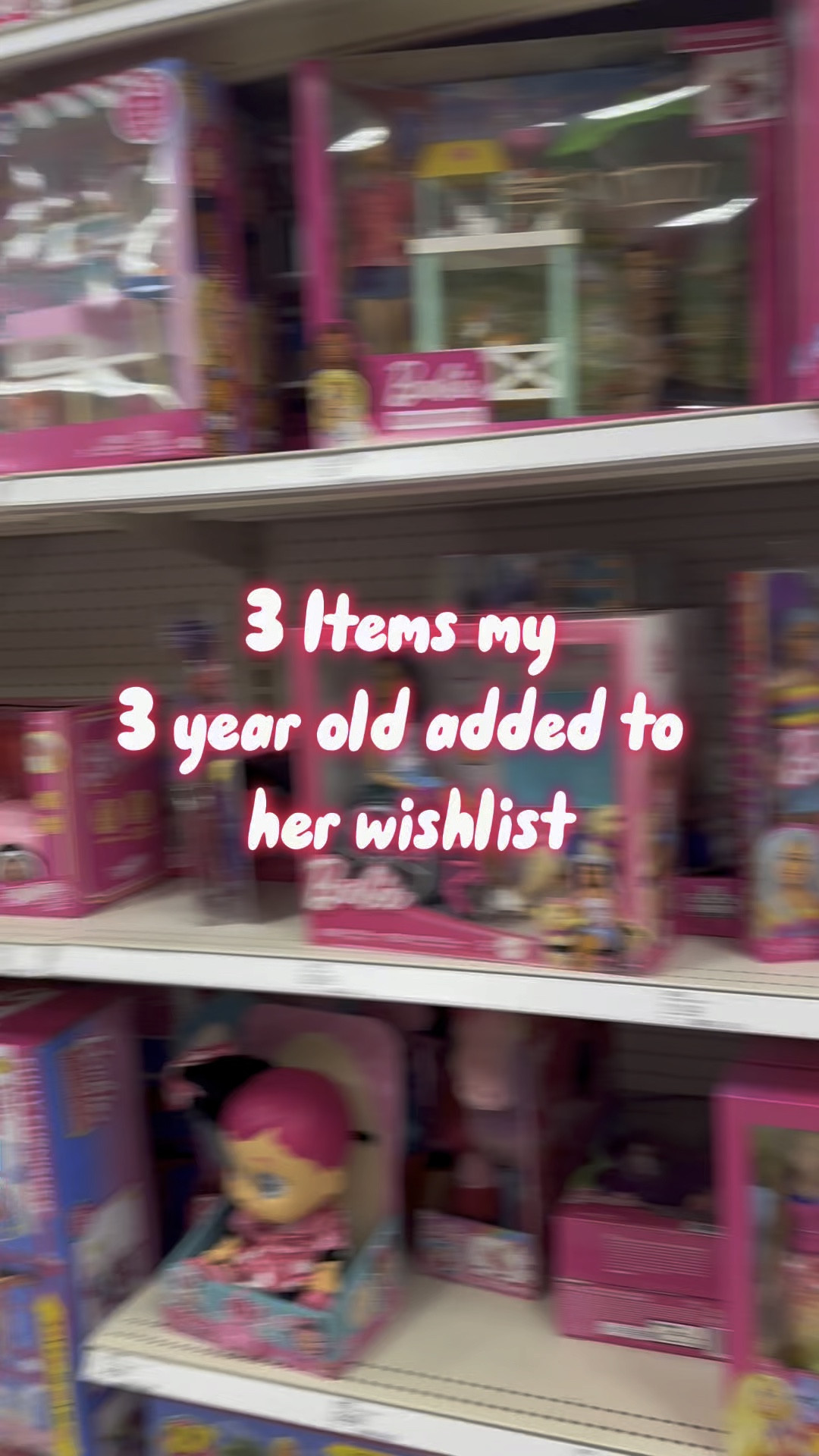 When she sees something she likes we take a picture for the Christmas wishlist! 

Definitely caught the eye of another mom who was doing the exact same thing! 😂 

If you are looking for a gift idea for a 3 year old girl and have no idea what to get here are 3 ideas my 3 year old has for you! 

#LTKVideo #LTKFamily #LTKKids