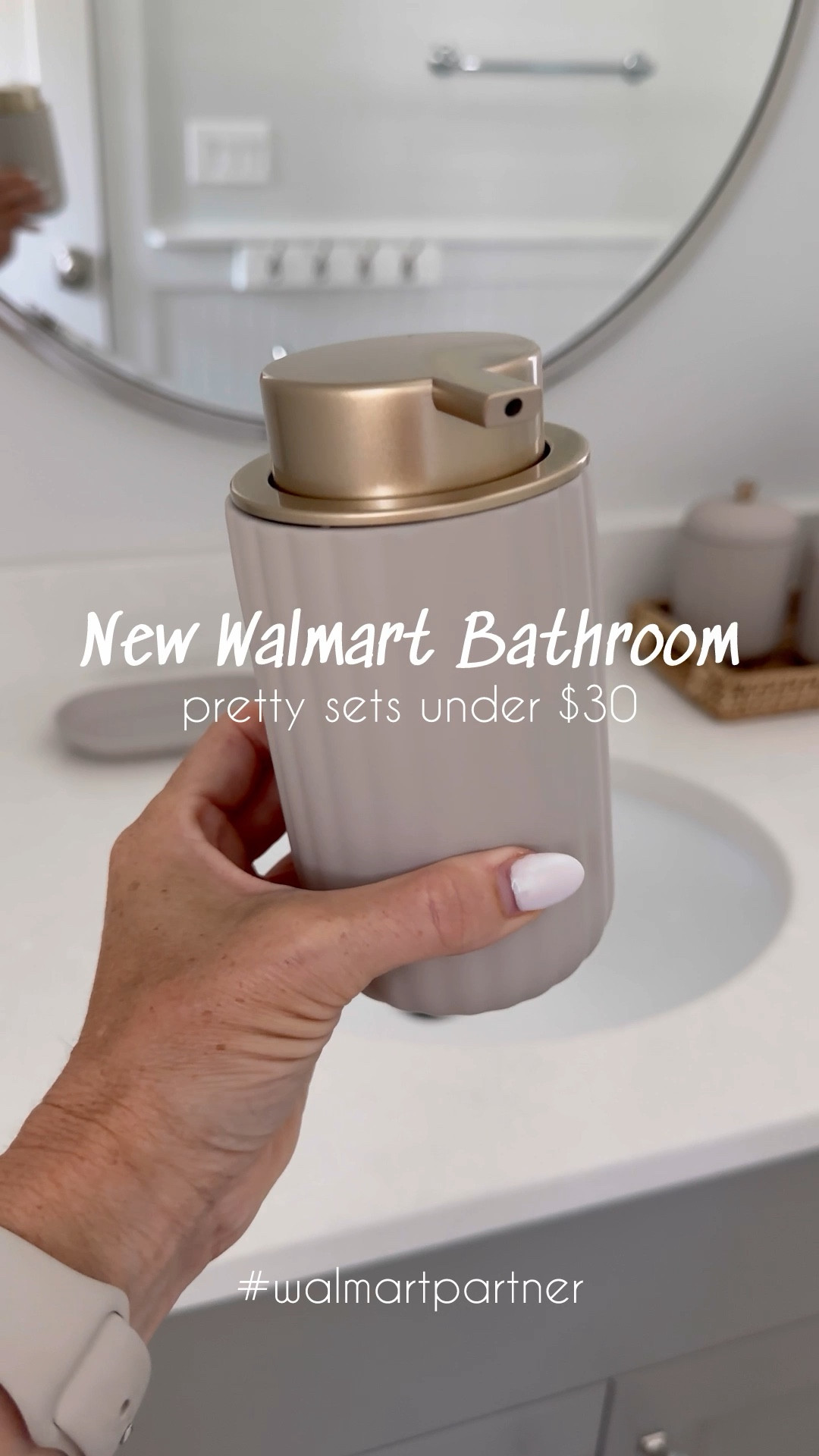 Walmart bathroom accessories you’ll love!!

#LTKHome #LTKMidsize #LTKVideo