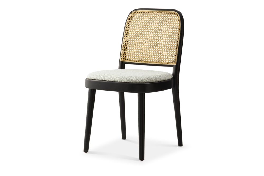Edith Cane Chair, Black | Castlery | Castlery US