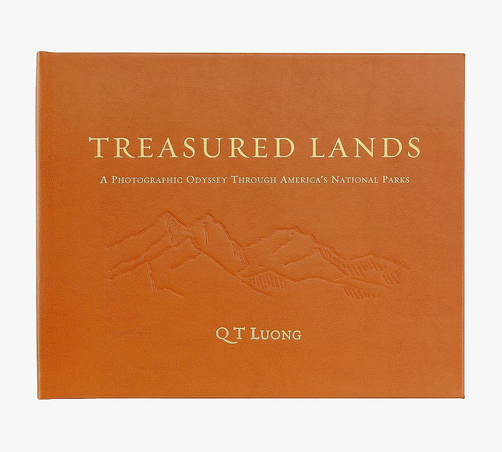 Treasured Lands By QT Luong Leather-Bound Book | Pottery Barn (US)