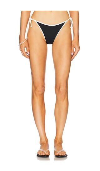 Cleo Bikini Bottom in Black & White | Revolve Clothing (Global)