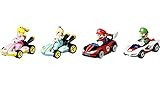 Hot Wheels Mario Kart Vehicle 4-Pack, Set of 4 Fan-Favorite Characters Includes 1 Exclusive Model... | Amazon (US)