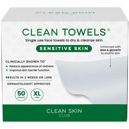 Clean Towels for Sensitive Skin - 50 Count | Walmart (US)