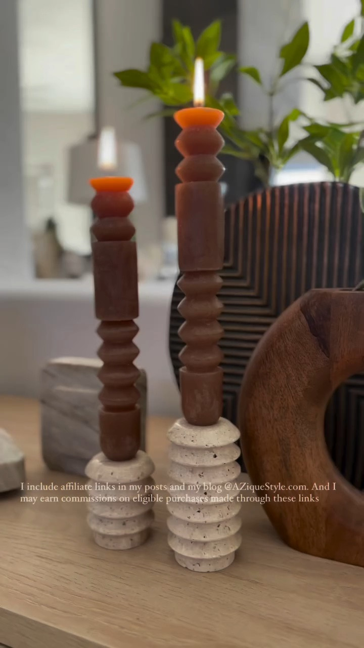 🌵💯🔗Love these intricately carved set of totem taper candles - beautiful color, very solid look, feels heavy and quality. 10 inch height, comes as set of two. Gorgeous styling detail for any season and occasion. To shop comment for links to be sent to your direct messages. Cheers for great purchase!:)🔗To SHOP comment and I will send you links to your direct messages immediately. #totemcandles #aziquestyle #walmart #walmartpartner #homestyling #interiordesign #stylinginspo

#LTKHome #LTKVideo #LTKGiftGuide