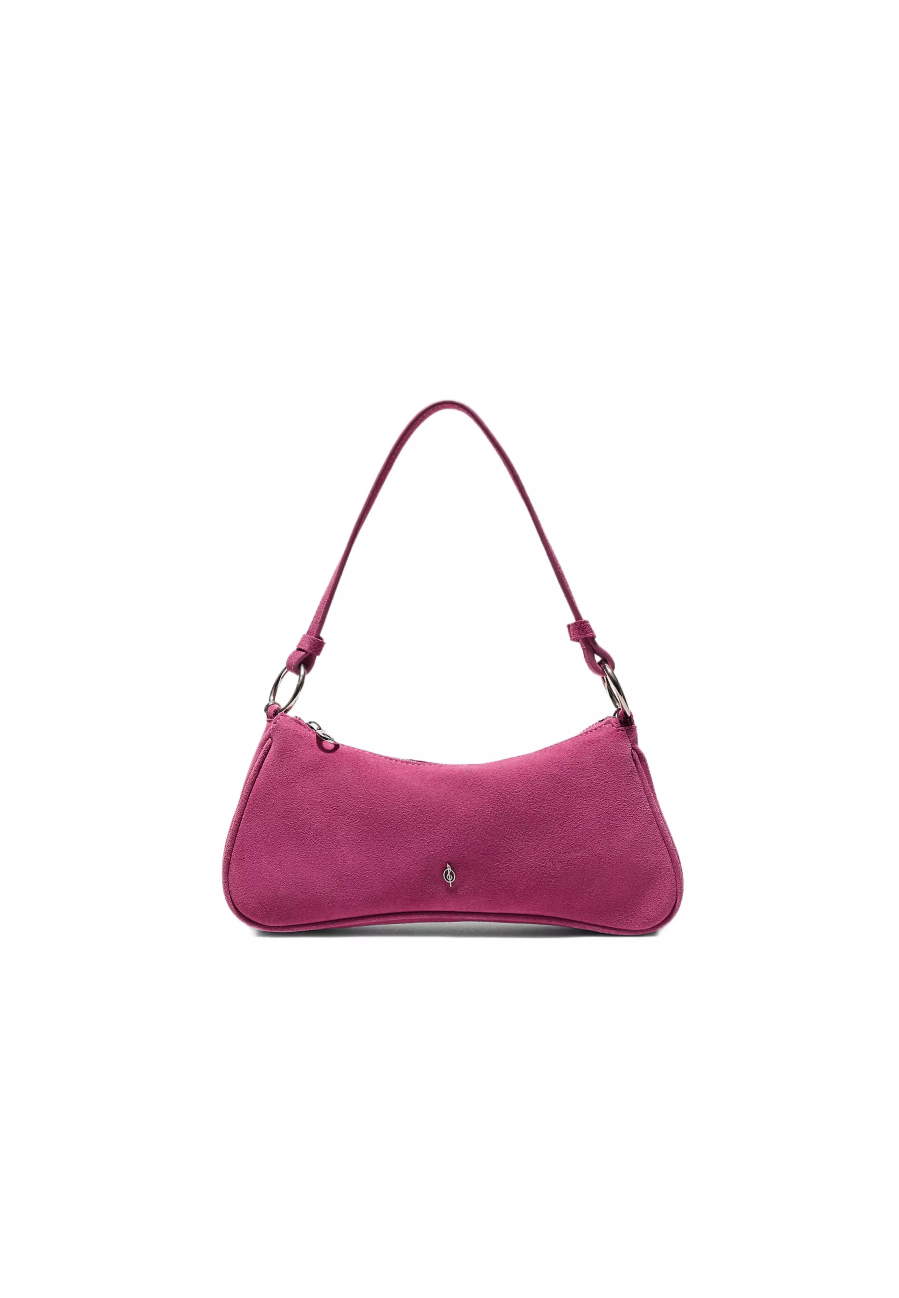 100% leather moon crossbody bag - Women's Mocacos Nuevo | Stradivarius United Kingdom | Stradivarius (UK)