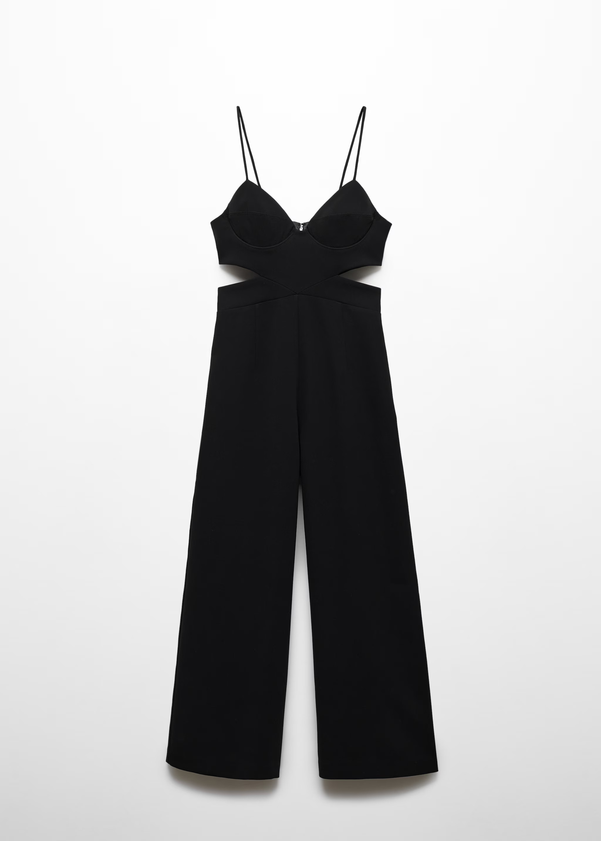 Jumpsuit with straps and side slits | MANGO (US)