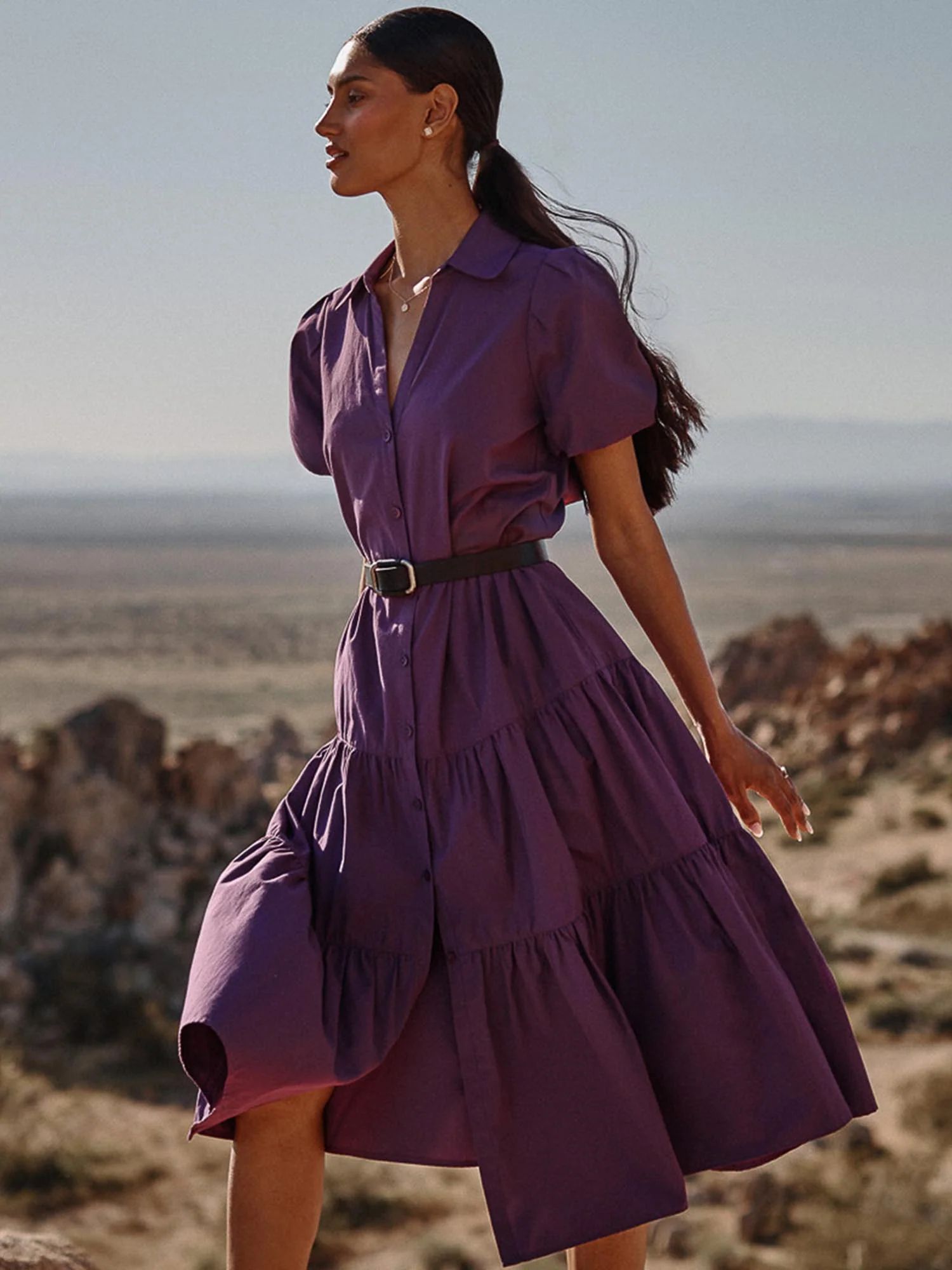Women's Havana Dress in Violetta | Brochu Walker | Brochu Walker