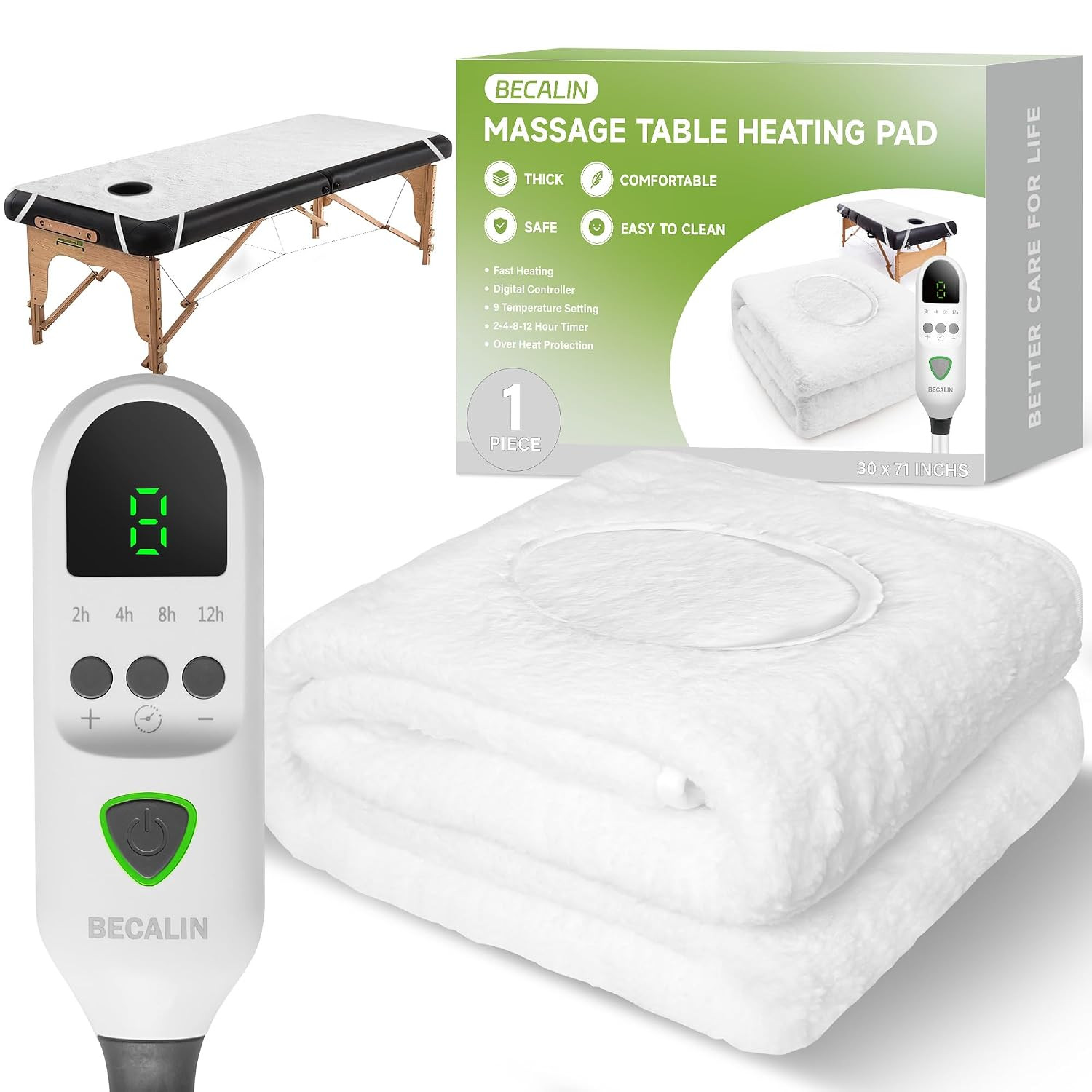 Massage Table Warmer Heating Pad Professional SPA Massage Bed Warmer Pads | Amazon (US)