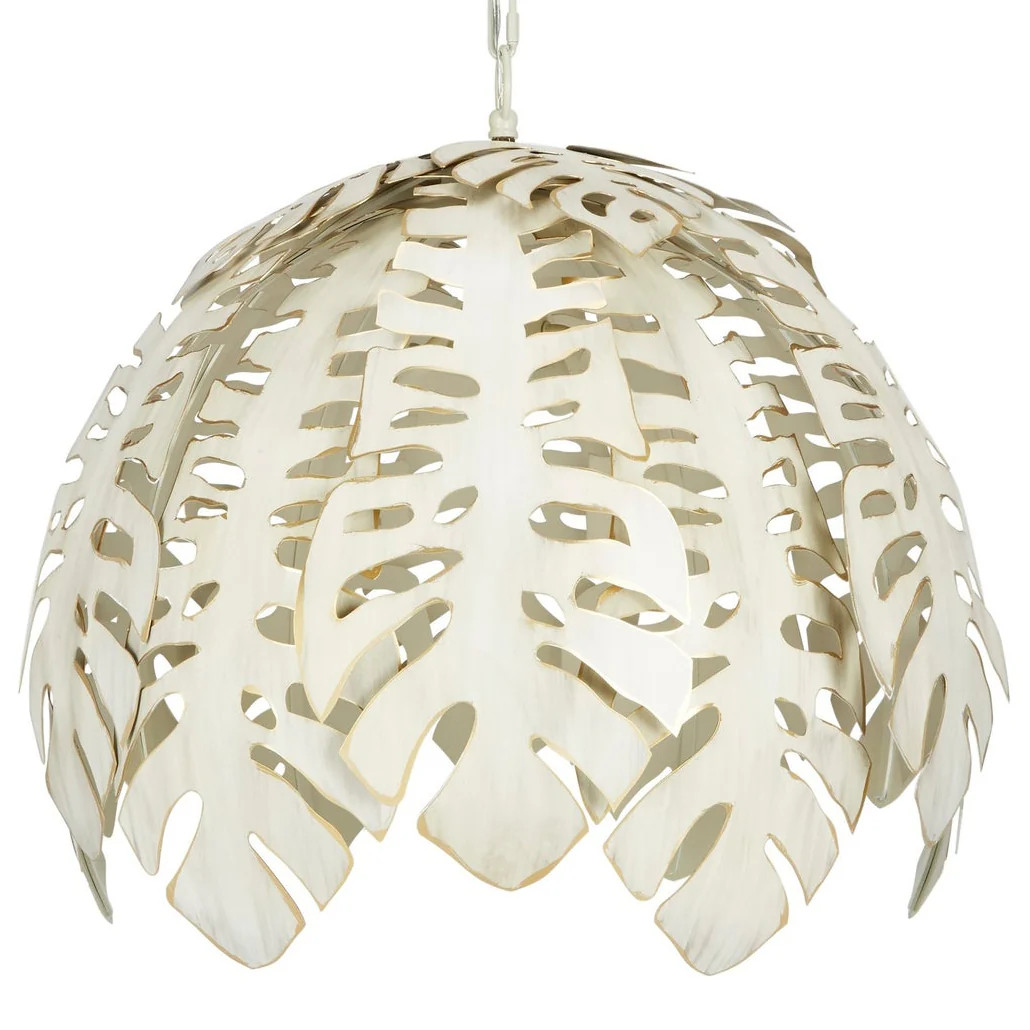 Old World Design Collins Tropical Leaf Chandelier | Paynes Gray Inc