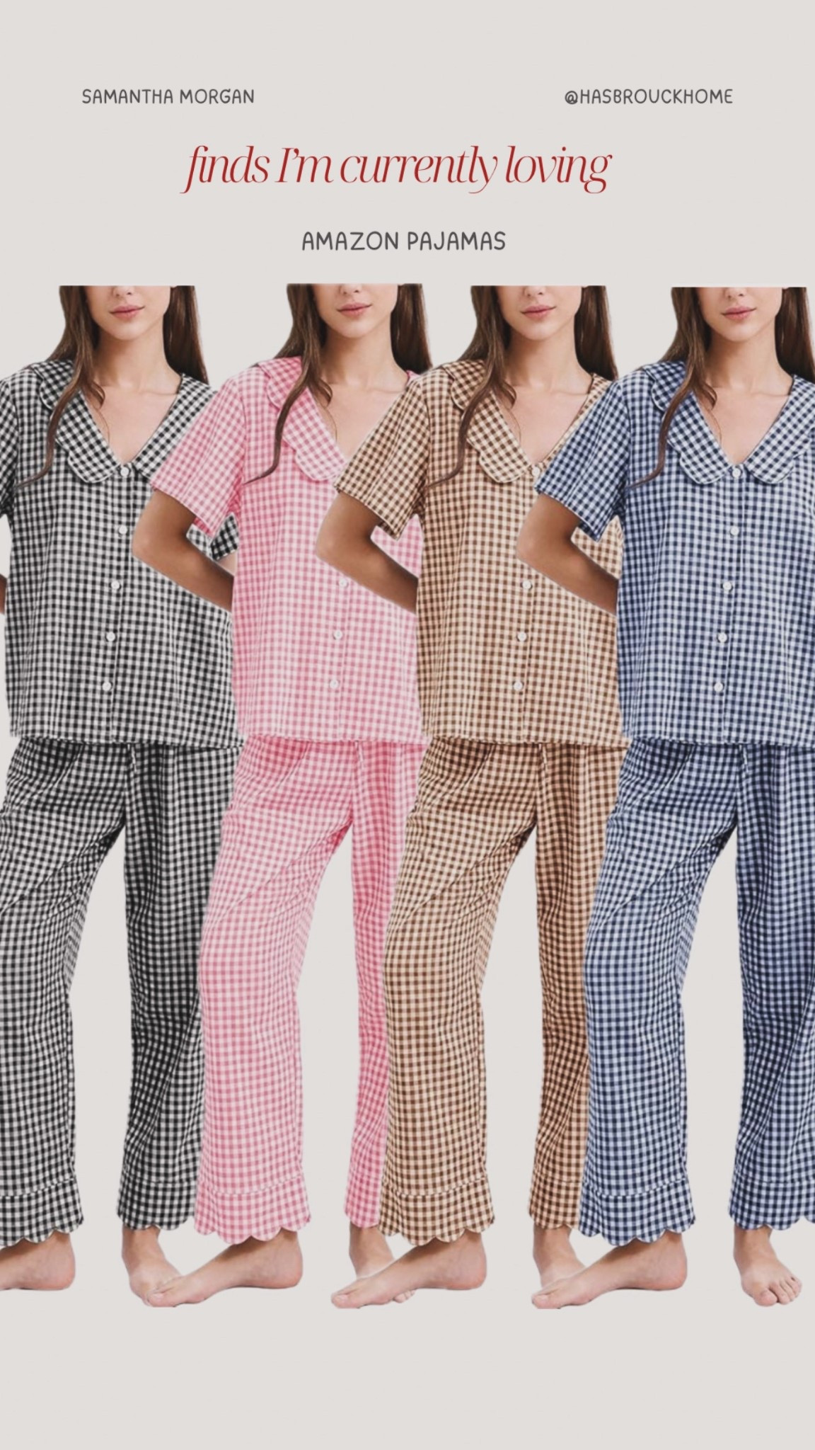 The cutest gingham pajamas and perfect for summer 🤍

#LTKSaleAlert #LTKHome #LTKdayinmylife