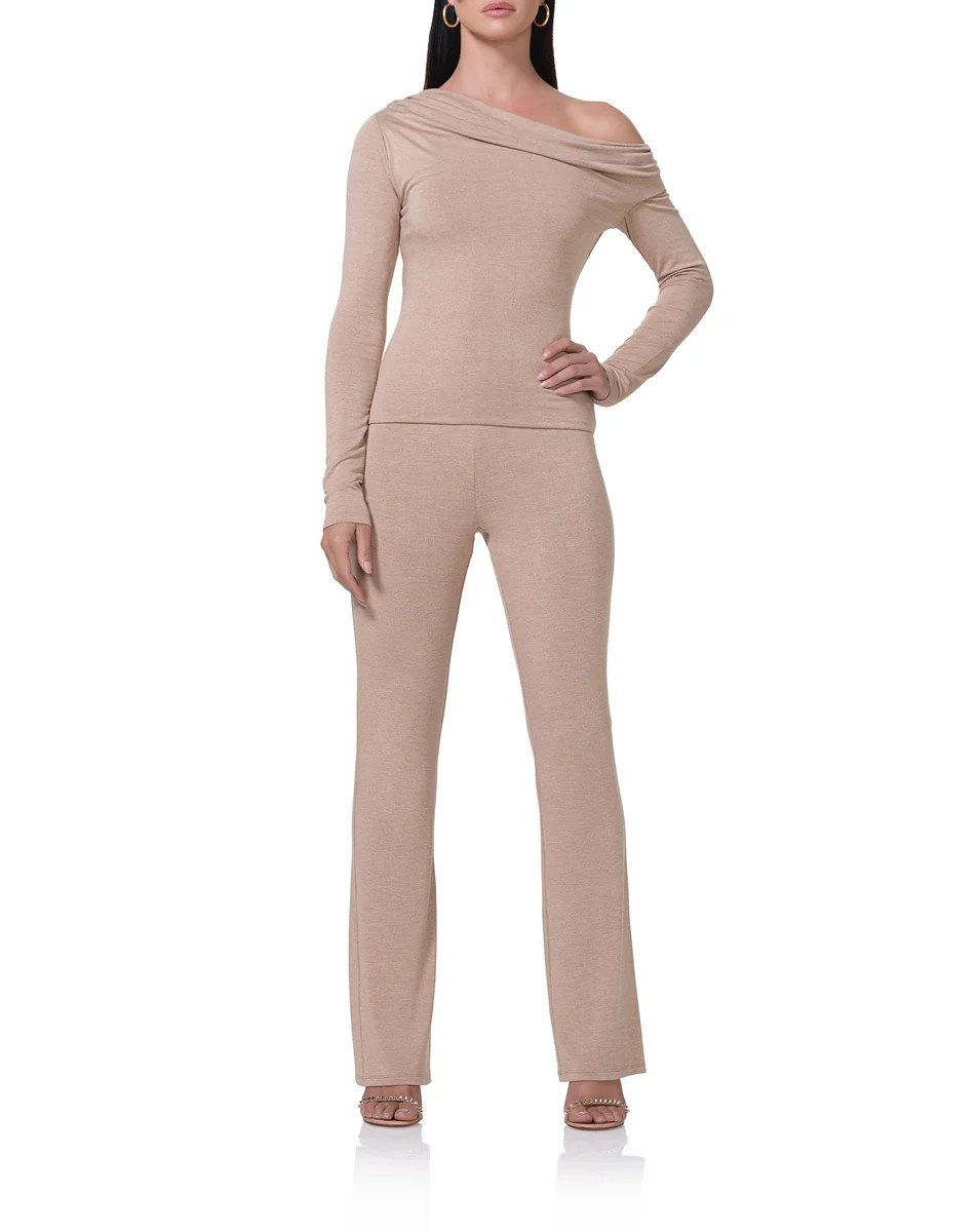 Bria Top - Heather Taupe | ShopAFRM