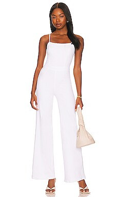 Good American Vacay Jumpsuit in White001 from Revolve.com | Revolve Clothing (Global)