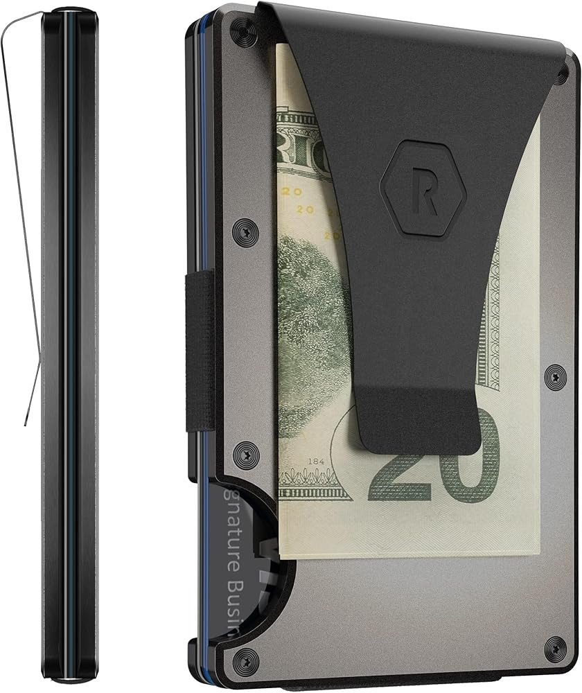 The Ridge Wallet - Slim Minimalist Compact Wallet and Card Holder| RFID Protected Front Pocket Wa... | Amazon (US)