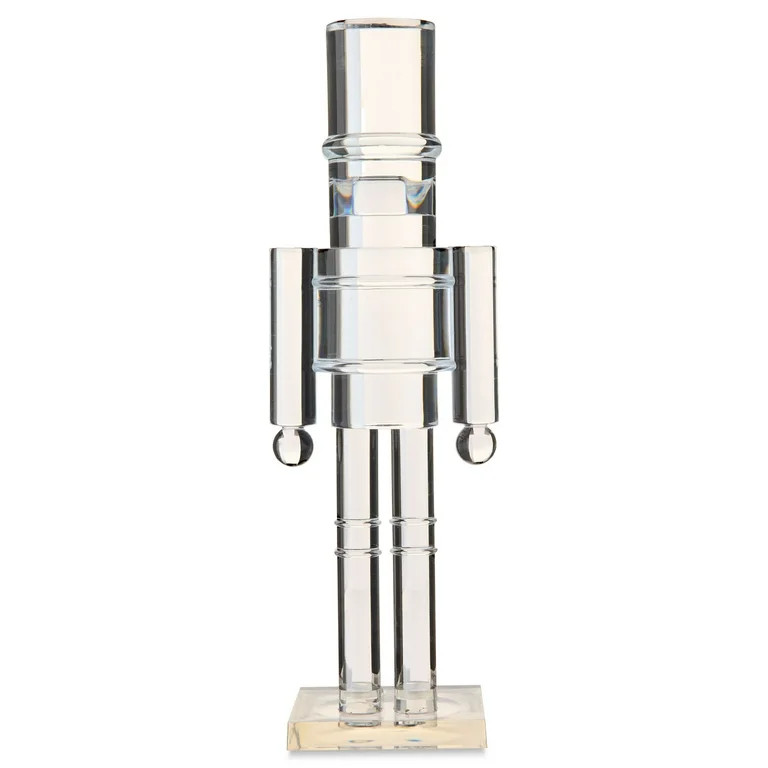 Decorative Nutcracker, Clear, 10", by Holiday Time | Walmart (US)