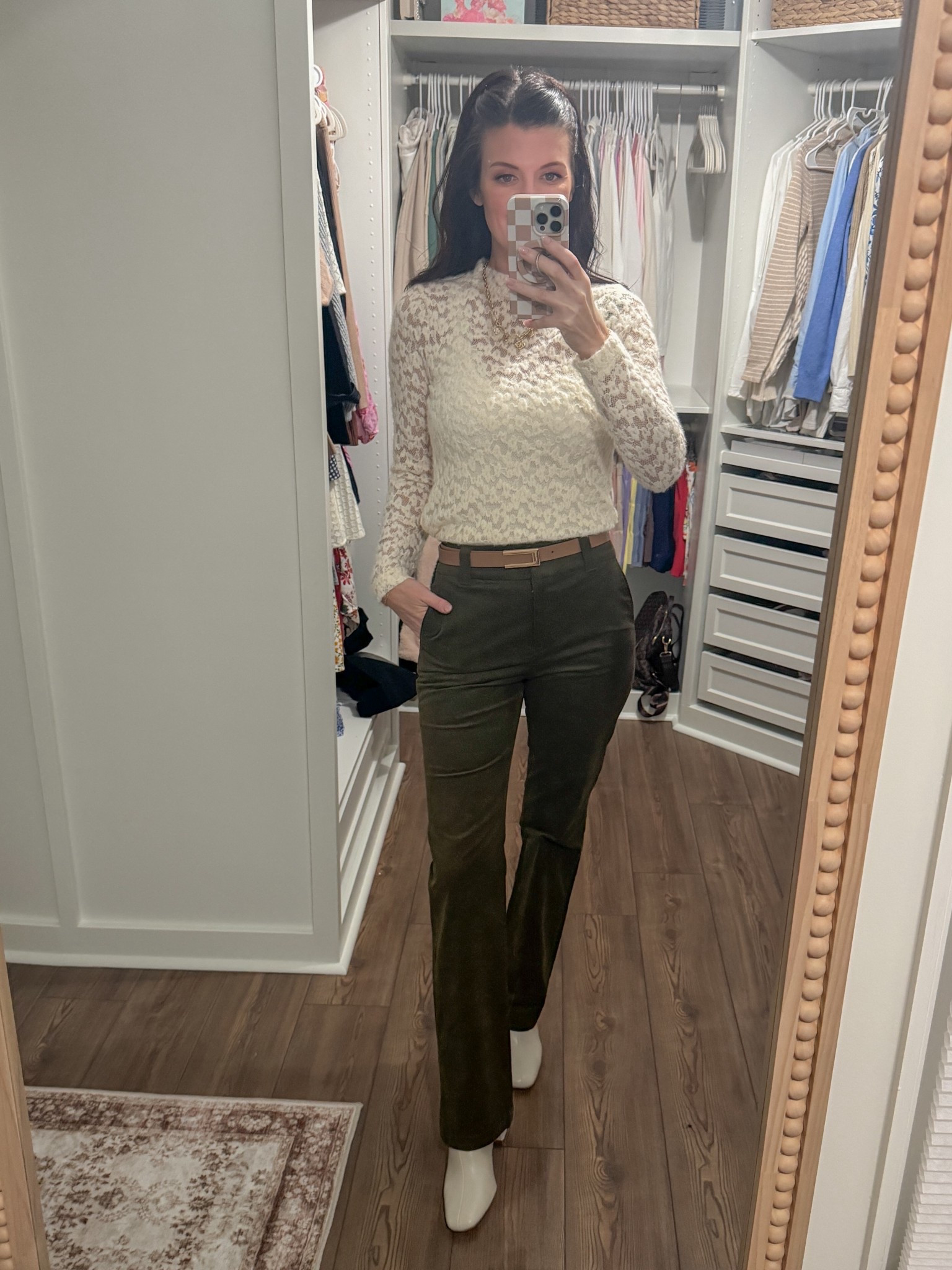 Love this sweater and cords combo from White House Black Market 🤍

5’7 | 130
Sweater: XS
Cords: 0

#LTKFindsUnder100 #LTKWorkwear #LTKootd